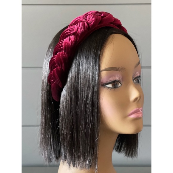 New Handmade Puffy Casual Weave comfy Purple Soft Headband Hair Accessory - Picture 7 of 12